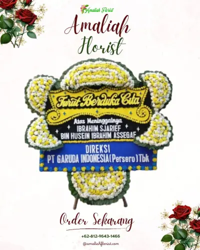 Papan Bunga Duka di Cikondang