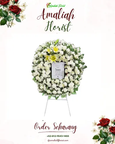 Krans Bunga Duka Cita di Cikondang