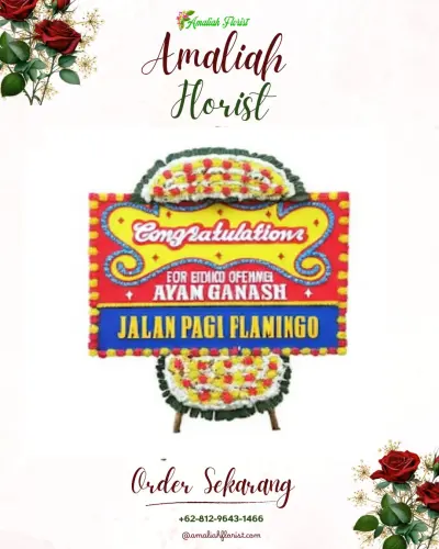 Bunga Papan Congratulation di Cikondang